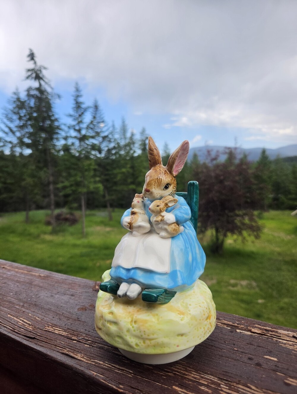 Vintage Beatrix Potter Musical Figurine